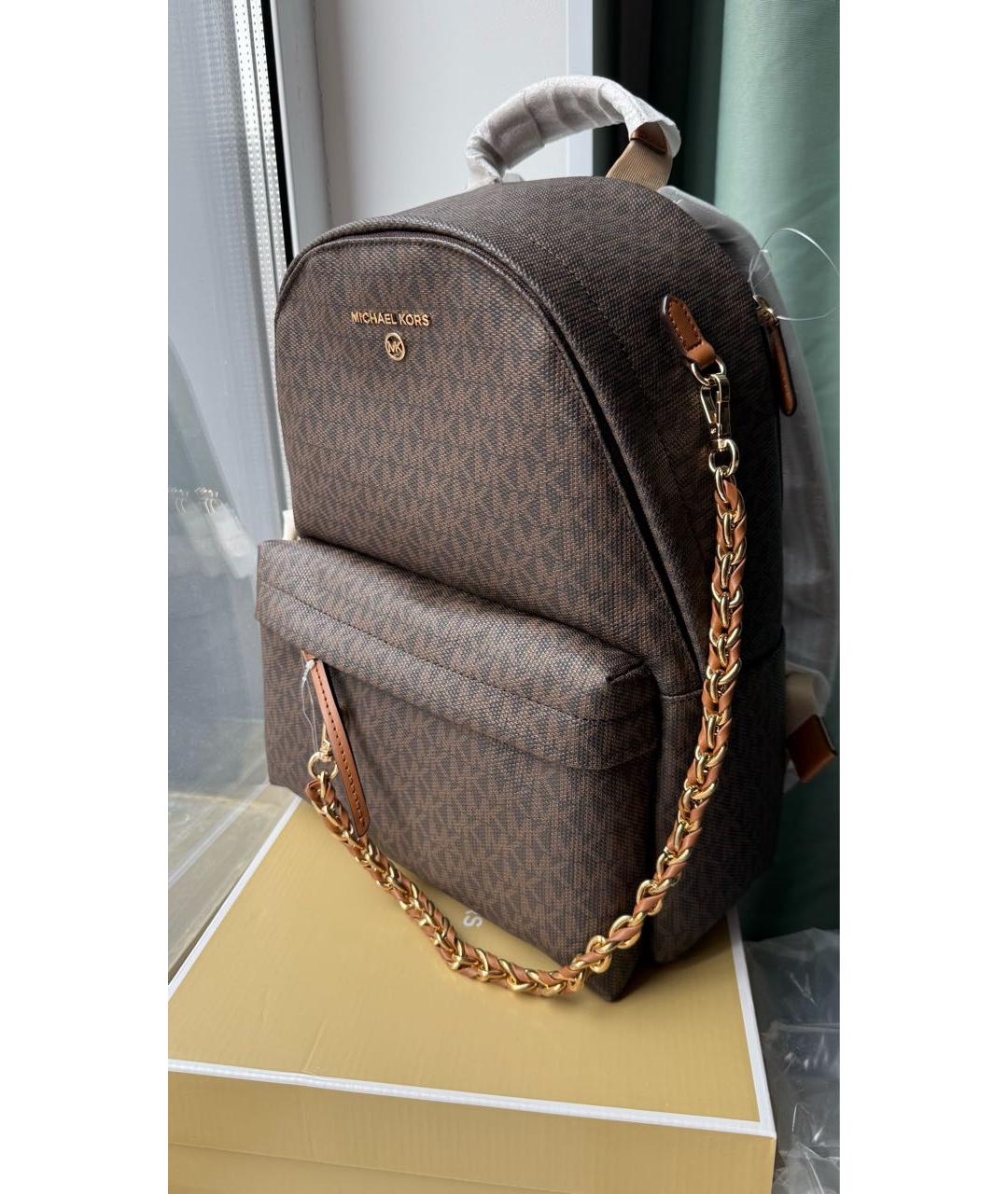 MICHAEL KORS Коричневый рюкзак, фото 3