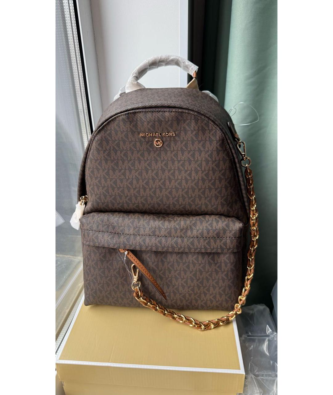 MICHAEL KORS Коричневый рюкзак, фото 2