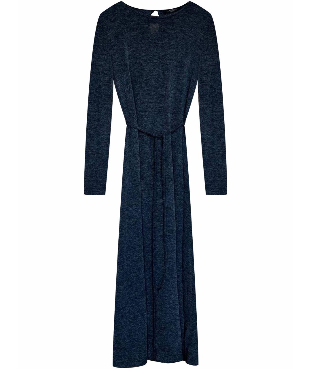 MAX MARA Серое шерстяное повседневное платье, фото 1