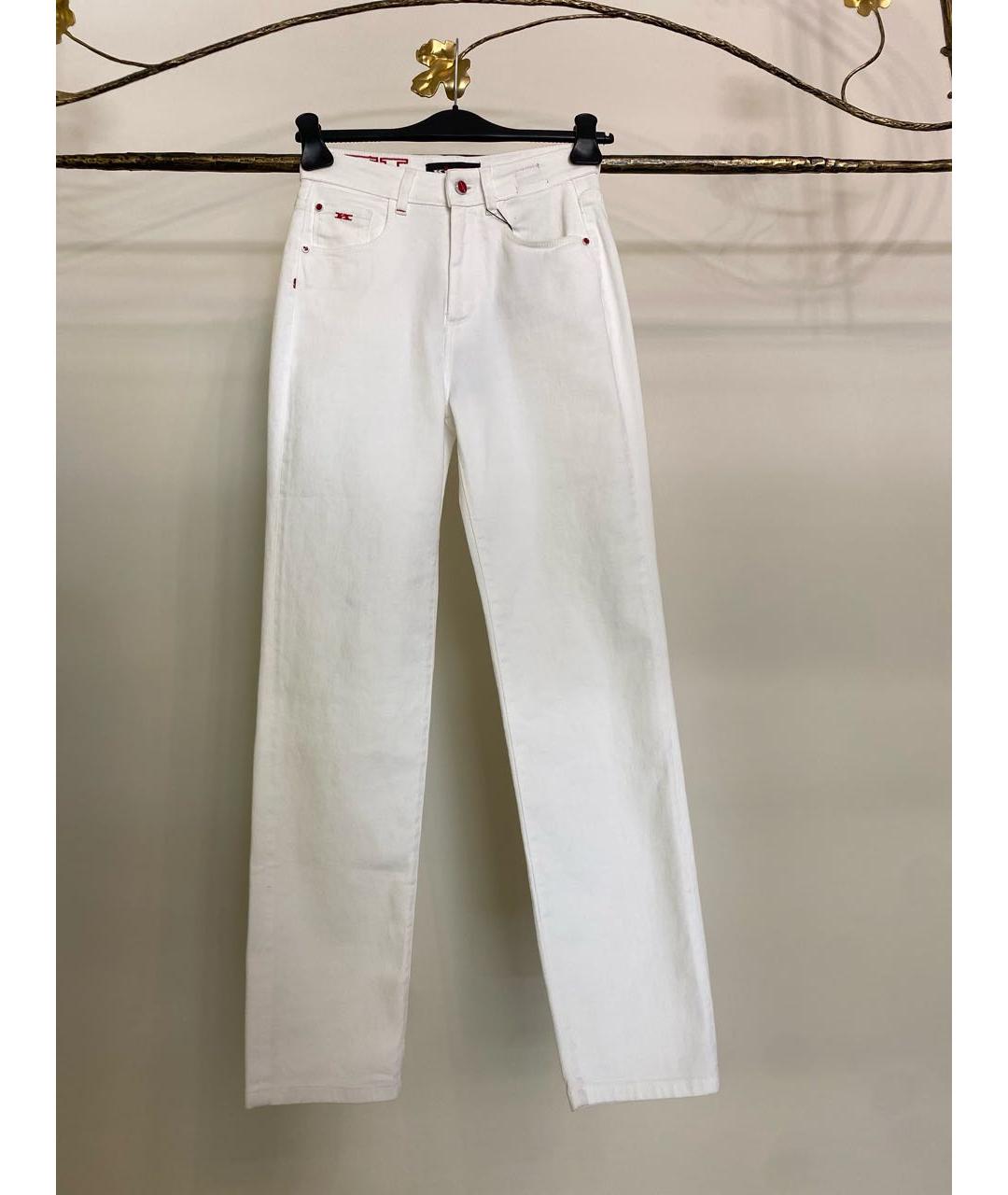KITON Белые хлопковые джинсы слим, фото 6