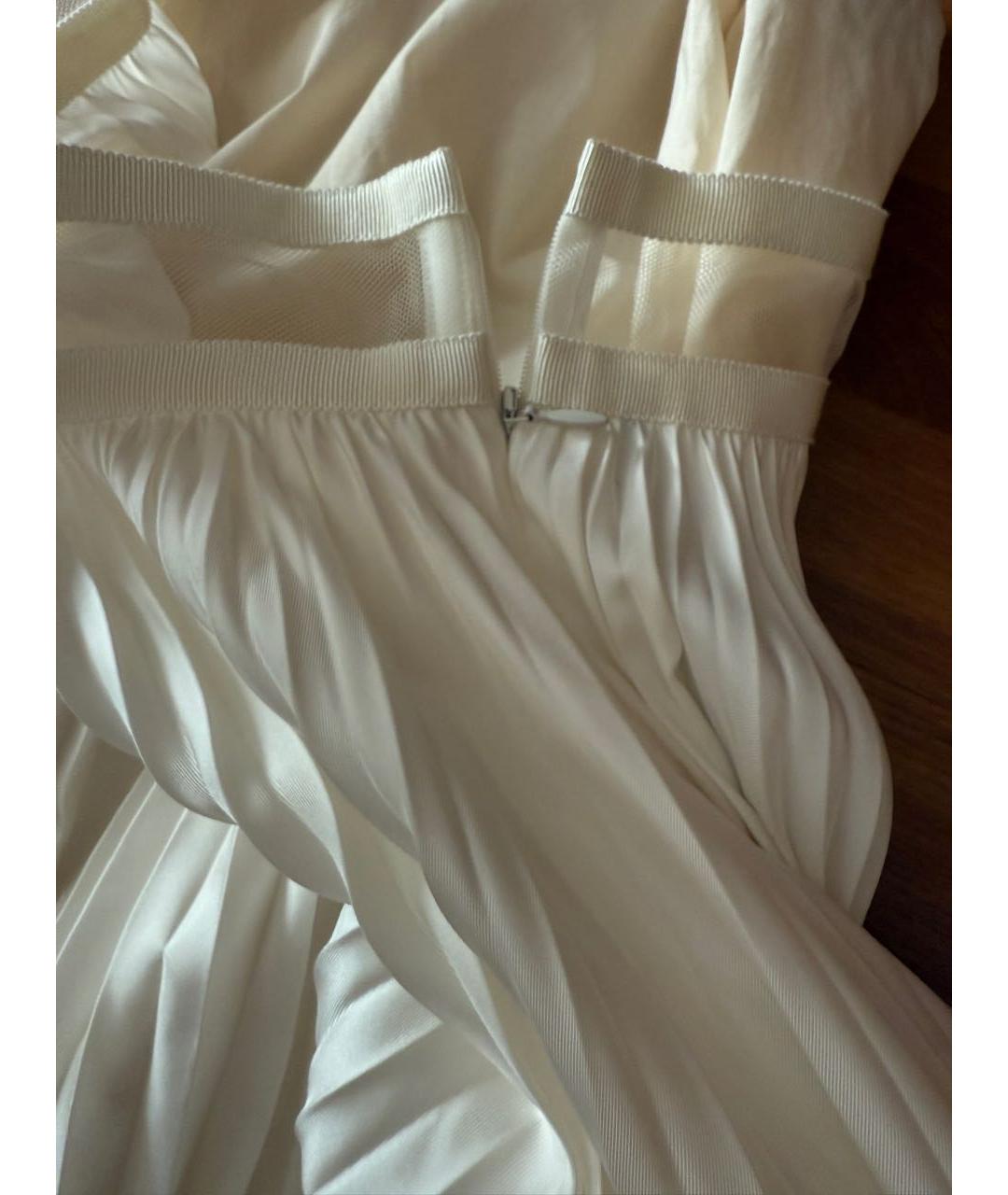 CHRISTIAN DIOR Бежевая креповая юбка макси, фото 4