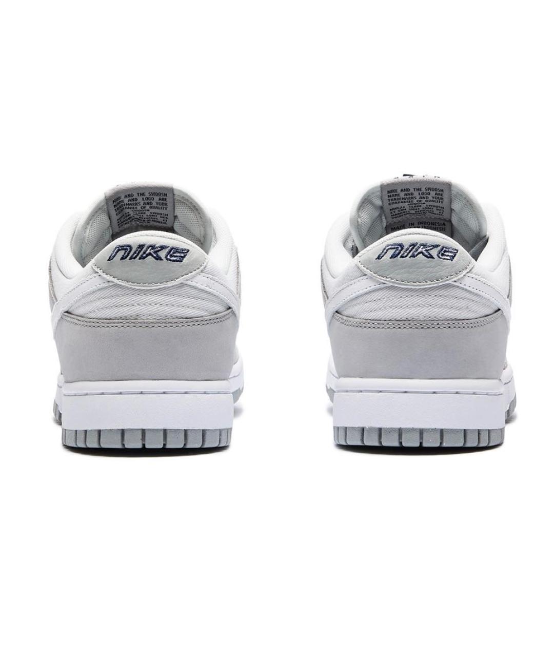 NIKE Серые кожаные кеды, фото 4