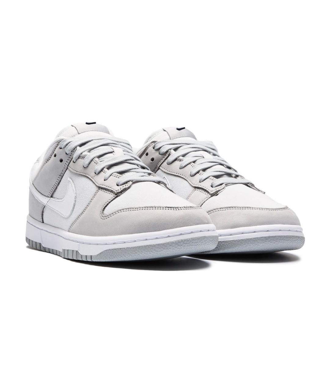 NIKE Серые кожаные кеды, фото 2