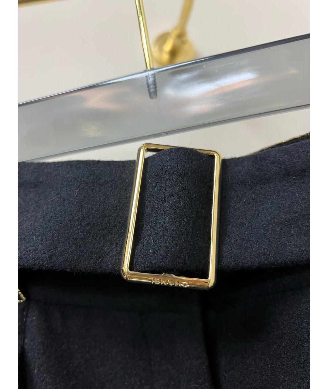 CHANEL Черные брюки широкие, фото 3