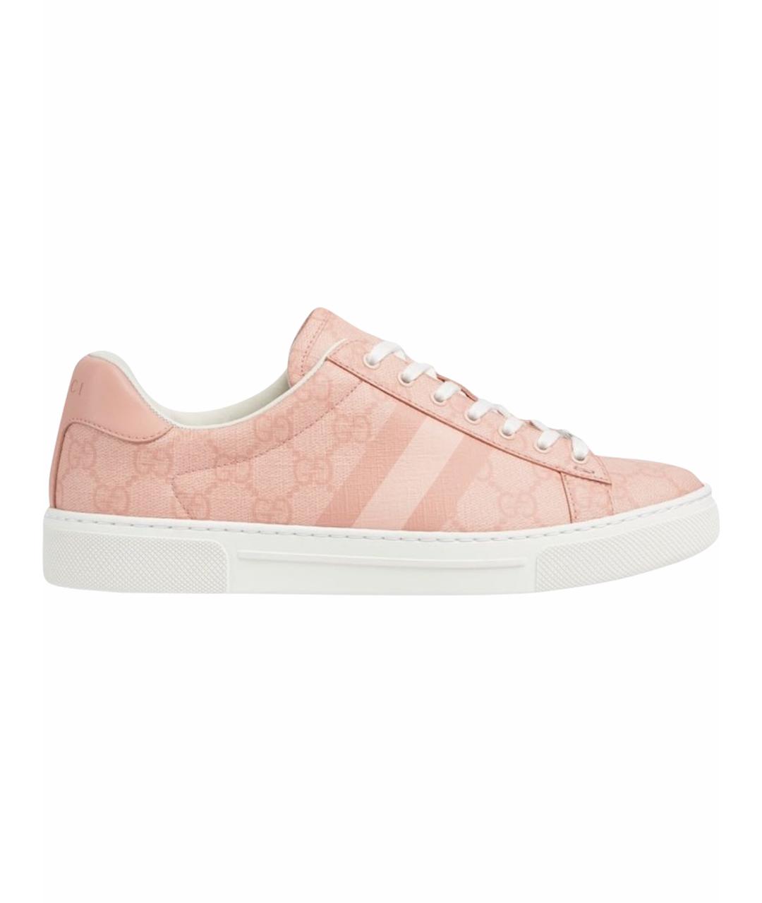 GUCCI Розовые кеды, фото 1