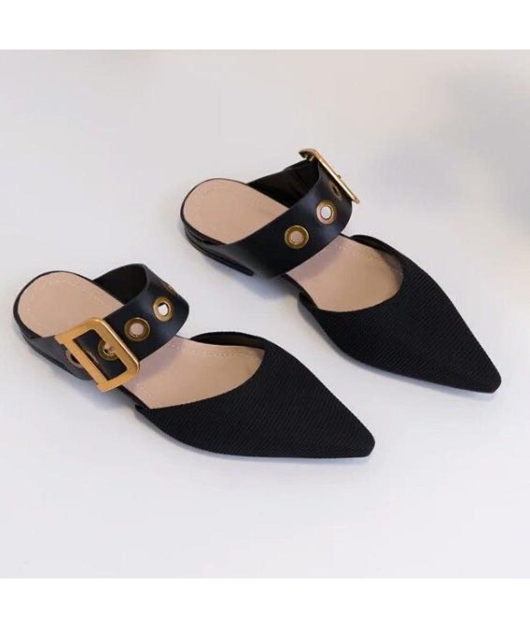 CHRISTIAN DIOR Черные балетки, фото 2