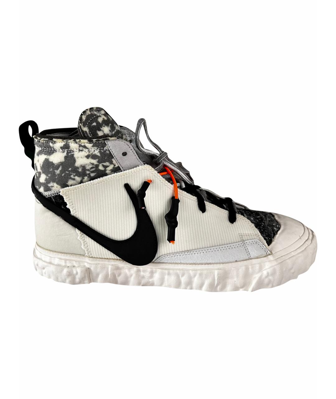 NIKE Белые высокие кроссовки / кеды, фото 1