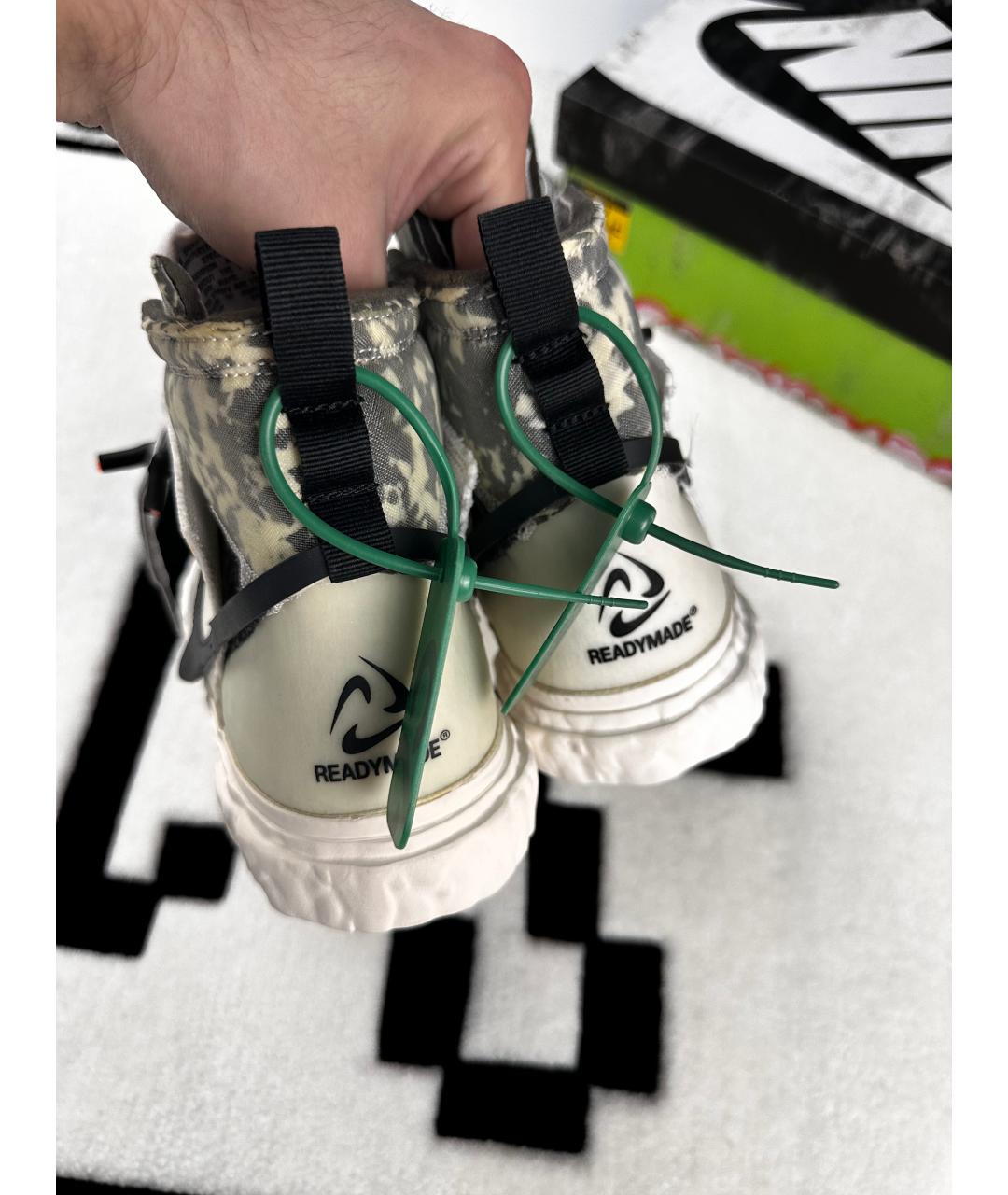 NIKE Белые высокие кроссовки / кеды, фото 4