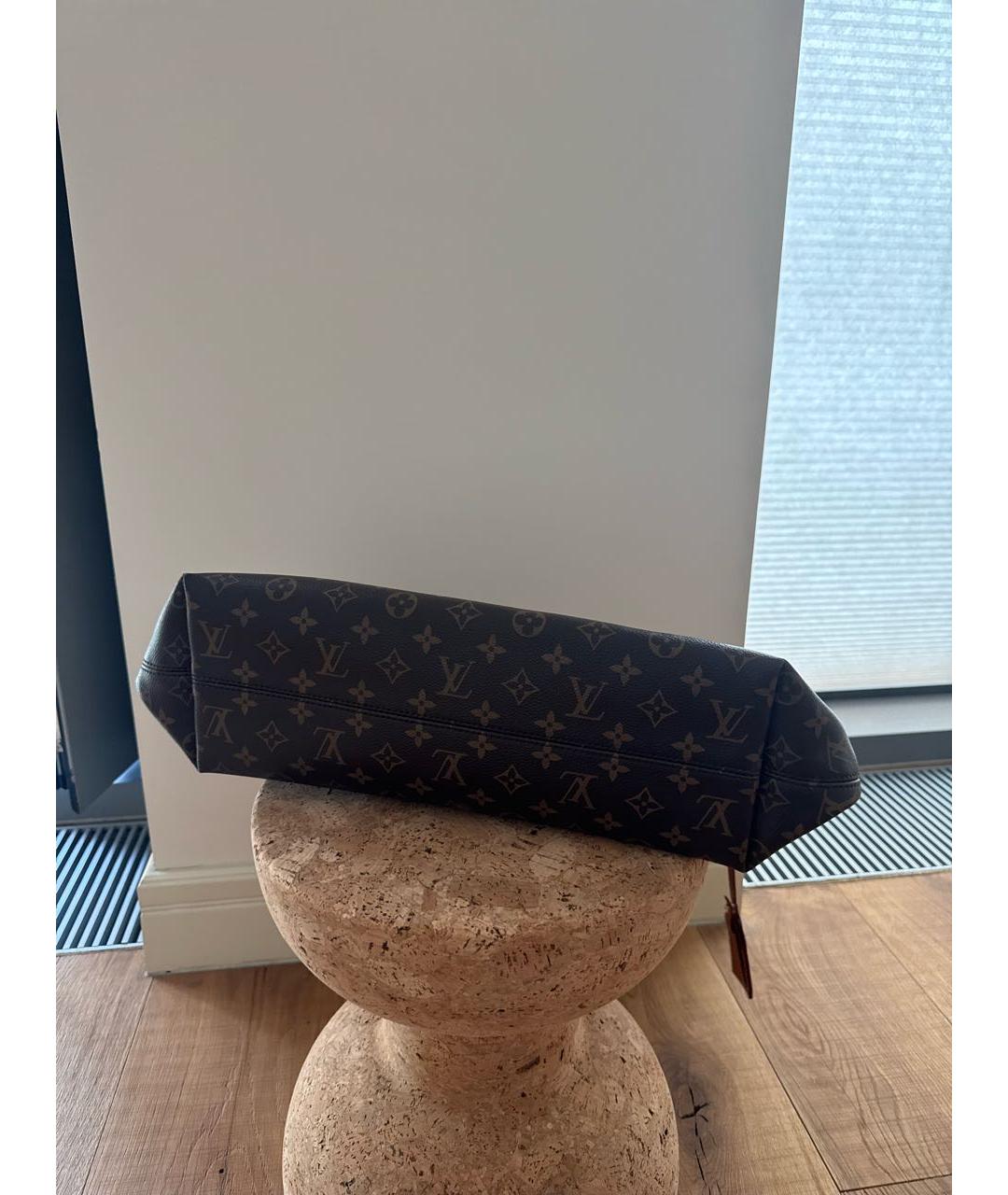 LOUIS VUITTON Коричневая сумка тоут, фото 6