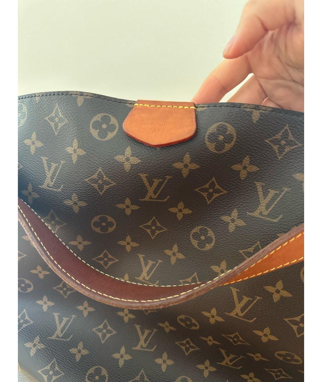 LOUIS VUITTON Коричневая сумка тоут, фото 5