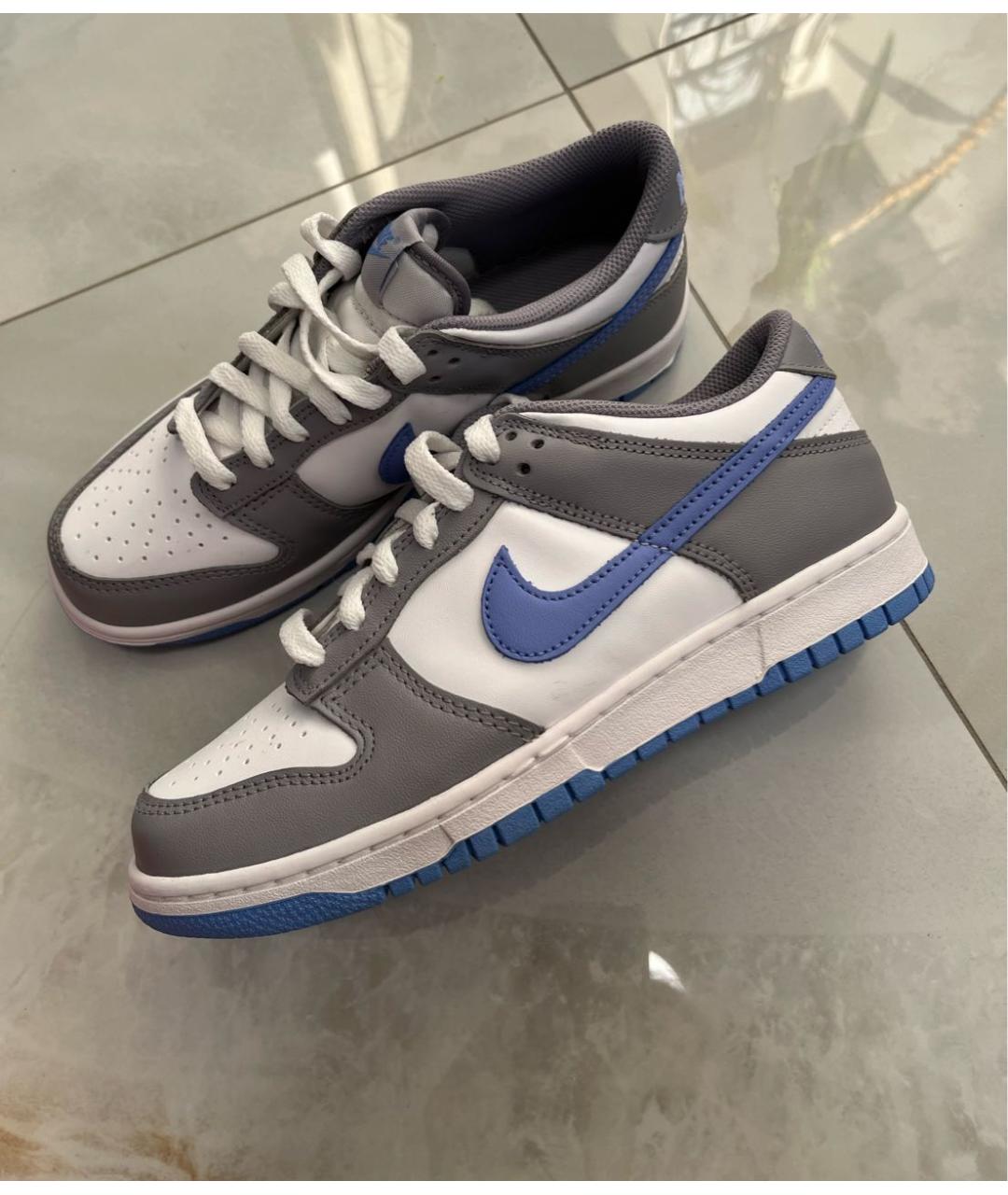 NIKE Белые кожаные кроссовки, фото 6