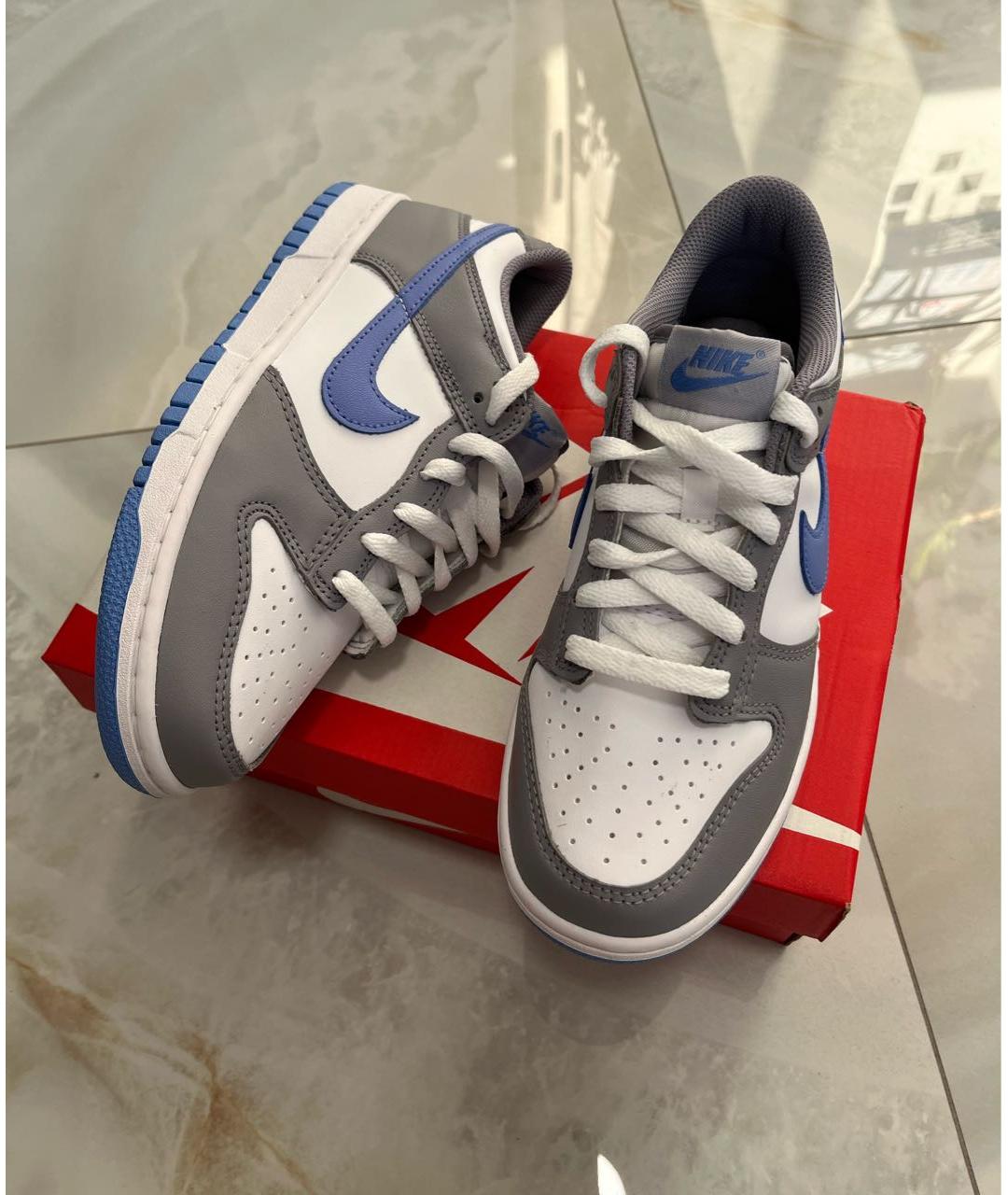 NIKE Белые кожаные кроссовки, фото 7