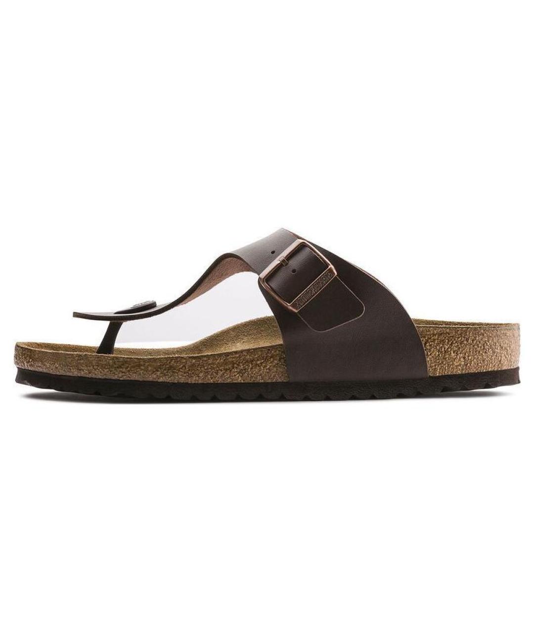 BIRKENSTOCK Коричневые шлепанцы, фото 5