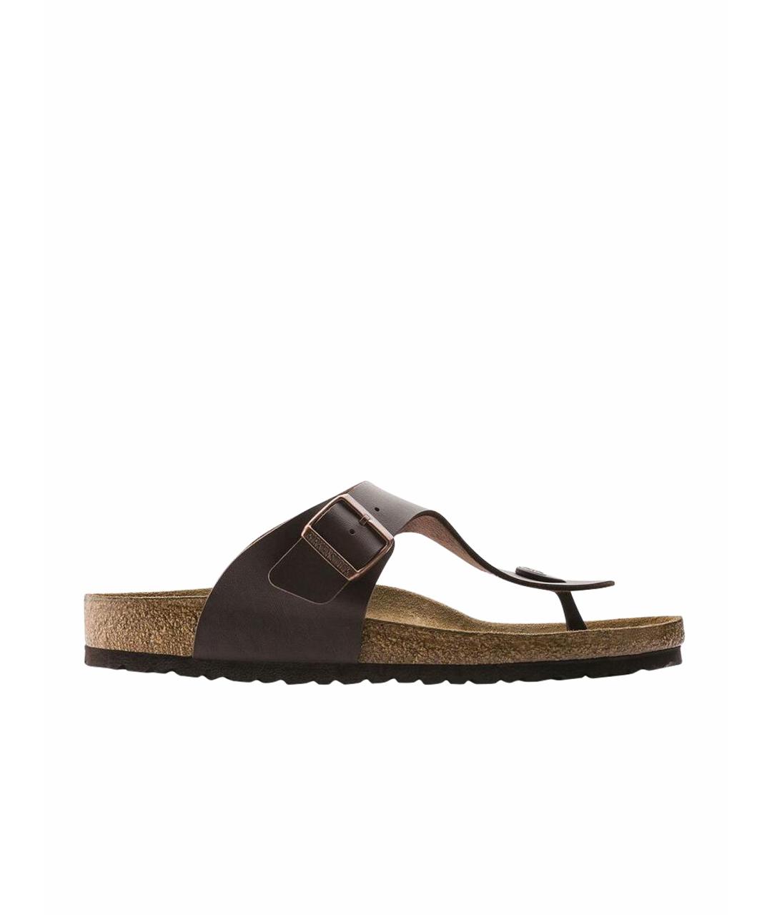 BIRKENSTOCK Коричневые шлепанцы, фото 1
