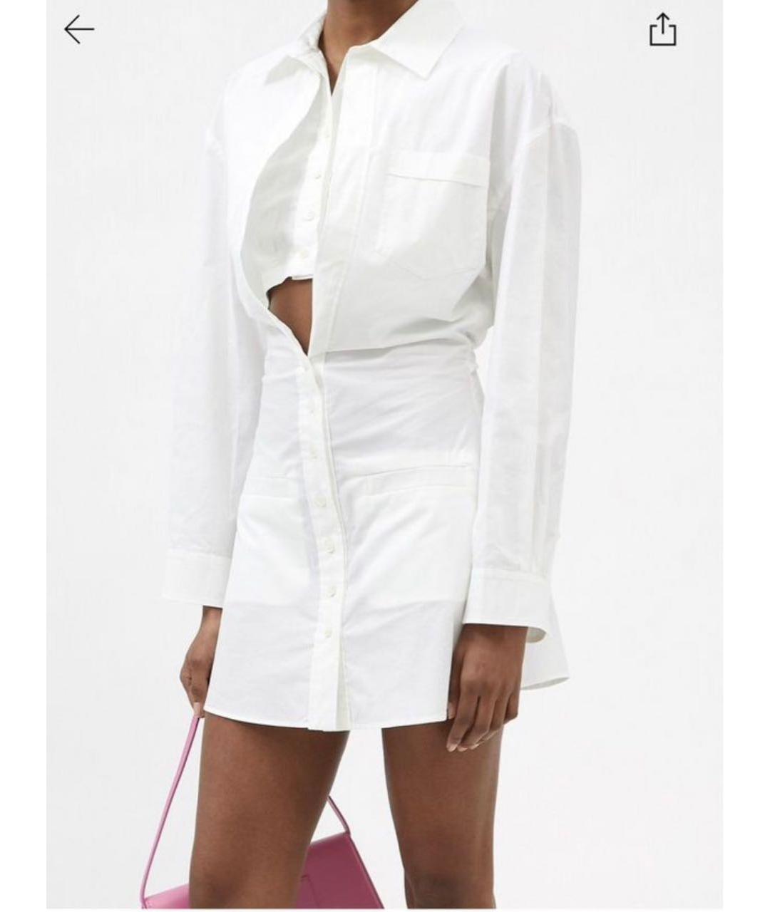 JACQUEMUS Белое платье, фото 2