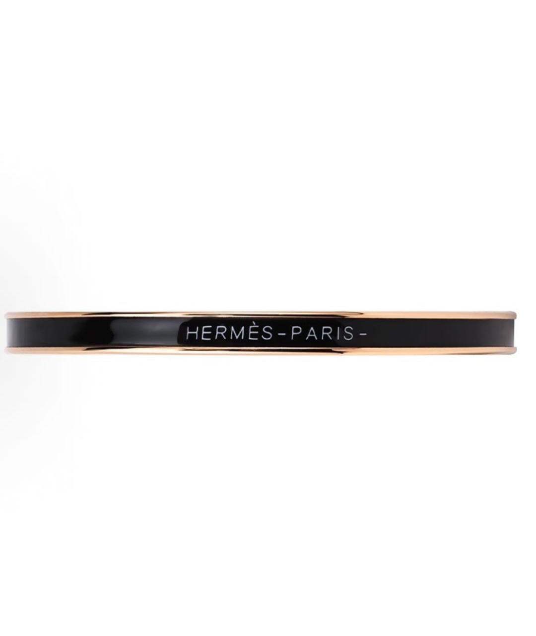HERMES Черный браслет, фото 6