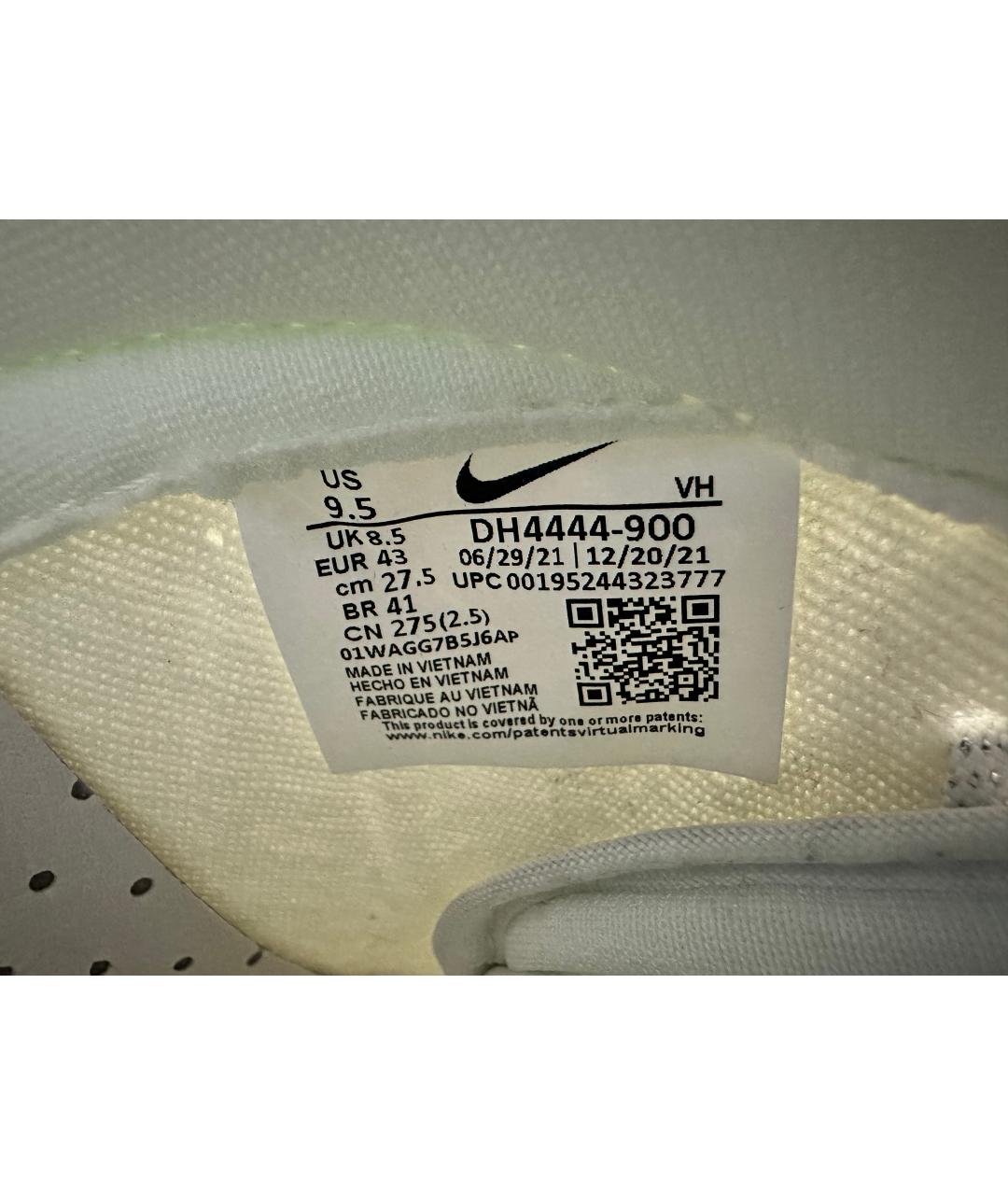 NIKE Серебряные высокие кроссовки / кеды, фото 7