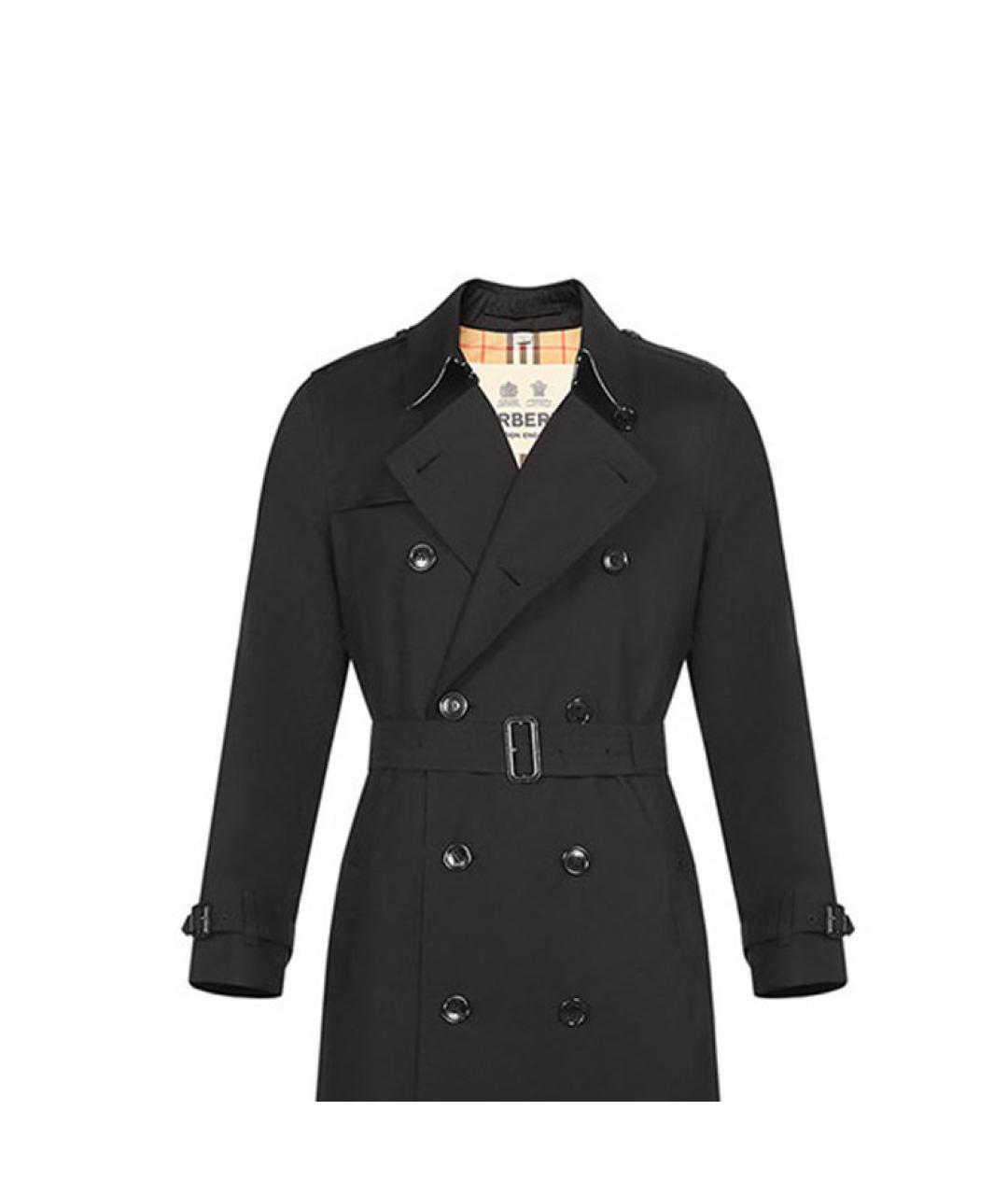 BURBERRY Черный тренч / плащ, фото 3