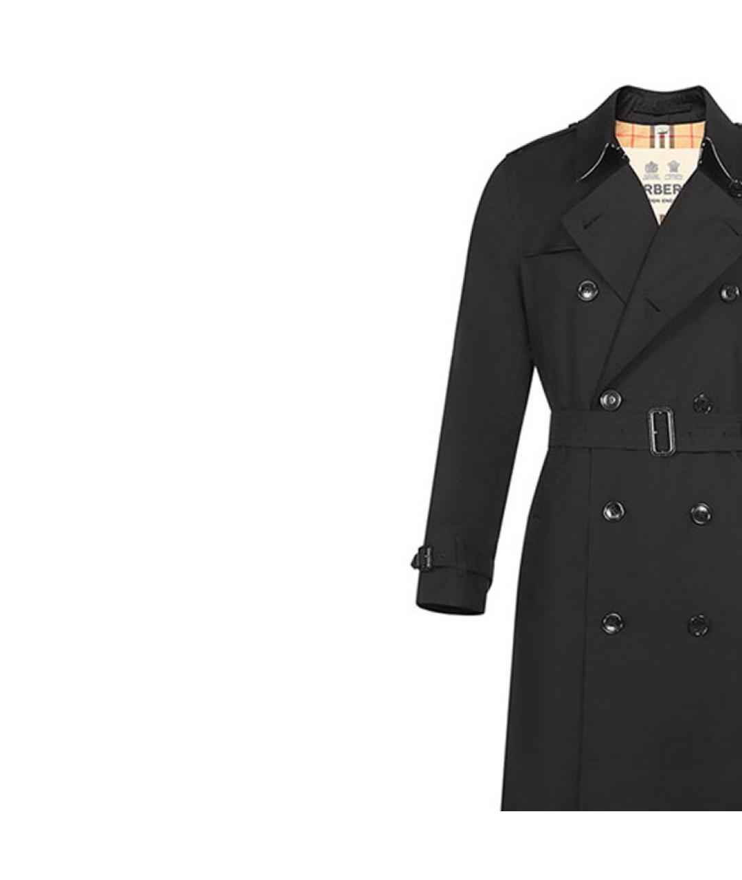 BURBERRY Черный тренч / плащ, фото 4