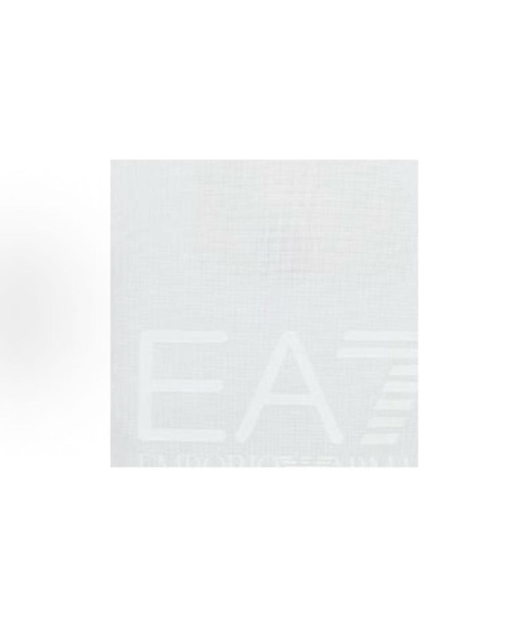 EA7 Белая тканевая сумка тоут, фото 4