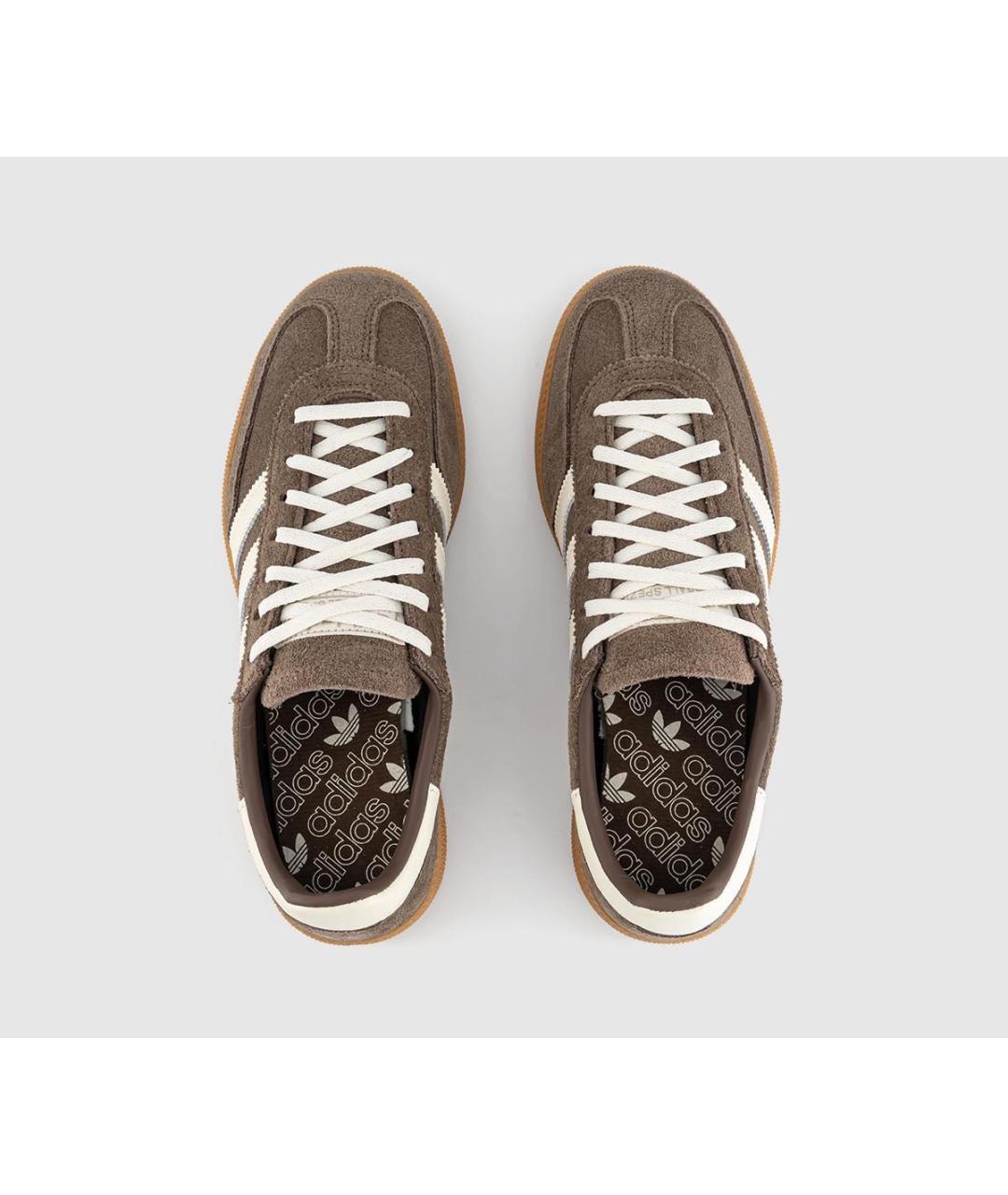ADIDAS Коричневые замшевые низкие кроссовки / кеды, фото 3