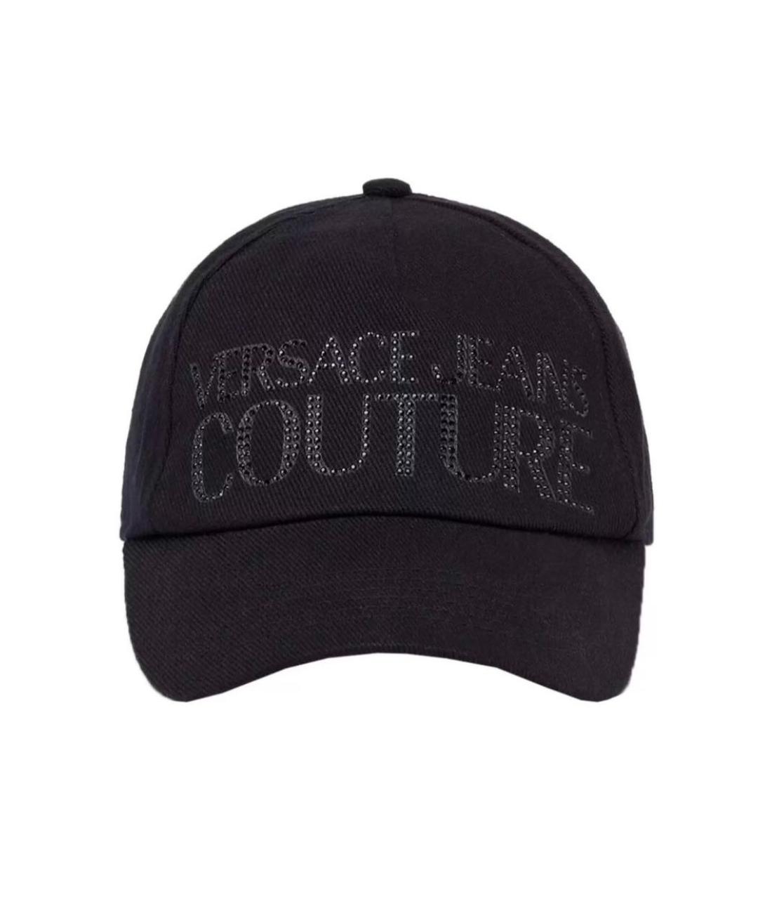 VERSACE JEANS COUTURE Черная хлопковая кепка, фото 1