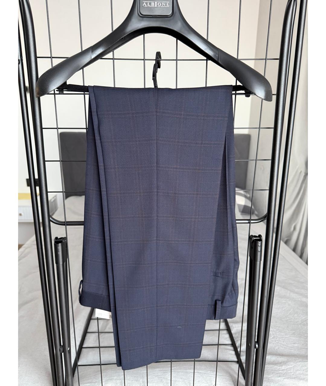 HUGO BOSS Темно-синий классический костюм, фото 7