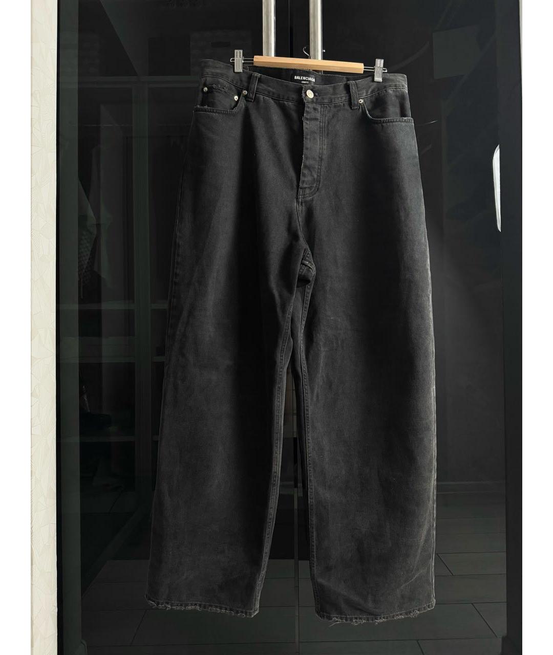 BALENCIAGA Черные хлопковые джинсы, фото 8