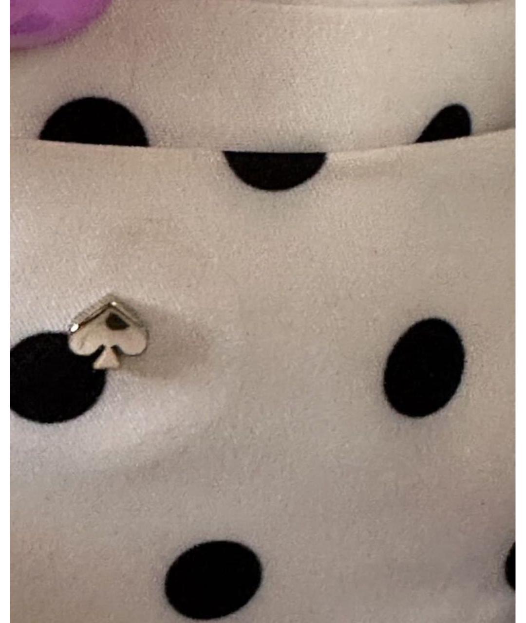 KATE SPADE Хаки кожаная сумка с короткими ручками, фото 7