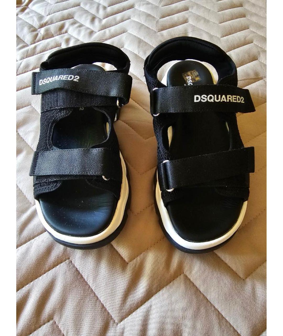 DSQUARED2 Черные сандалии, фото 2