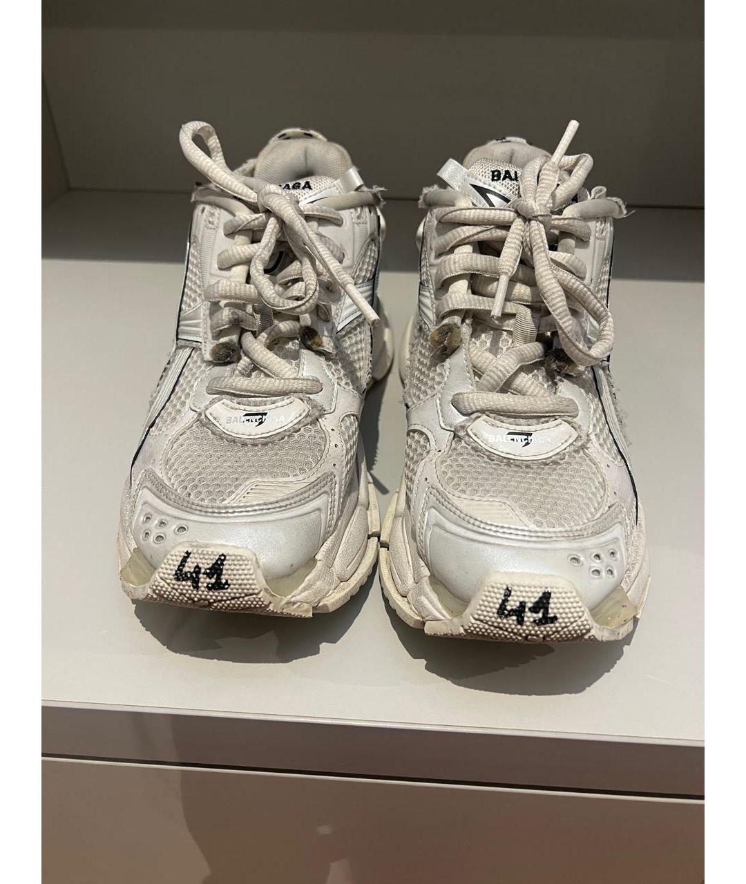 BALENCIAGA Белые кроссовки, фото 2