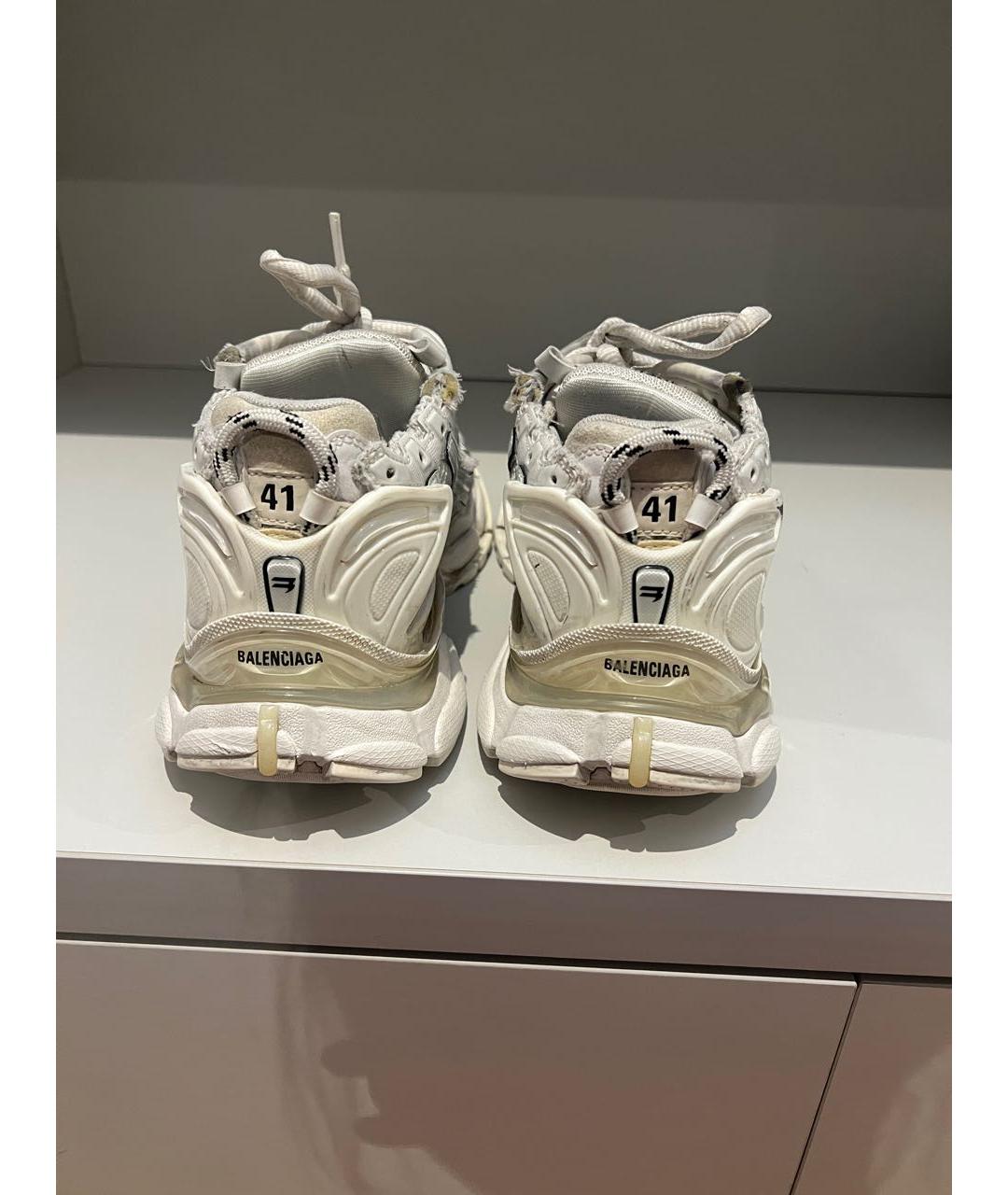 BALENCIAGA Белые кроссовки, фото 4
