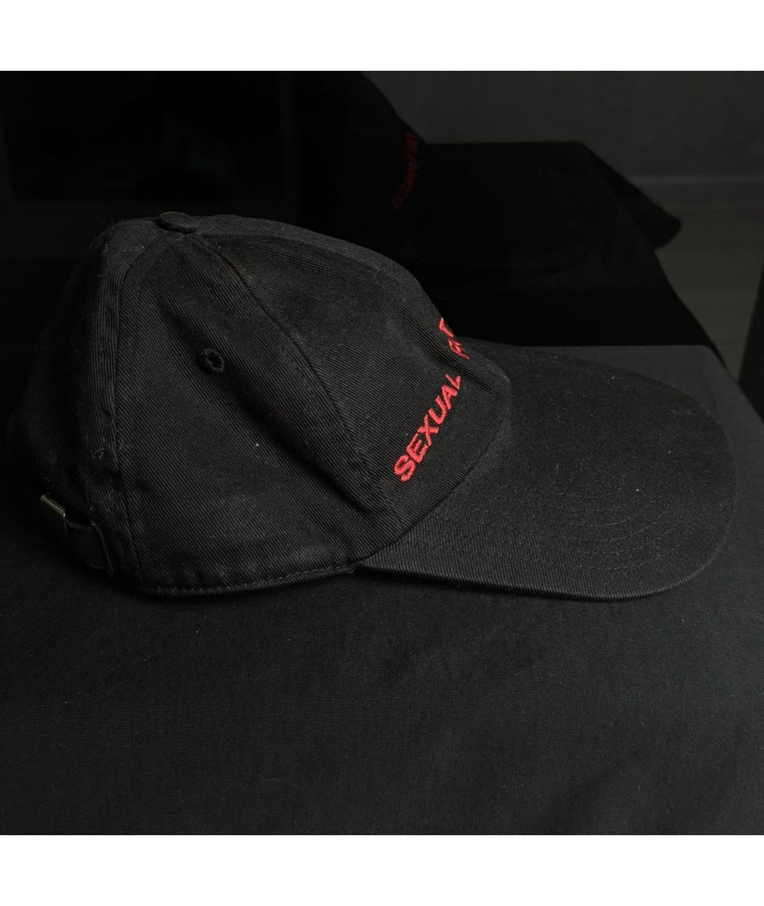 VETEMENTS Черная хлопковая кепка/бейсболка, фото 2