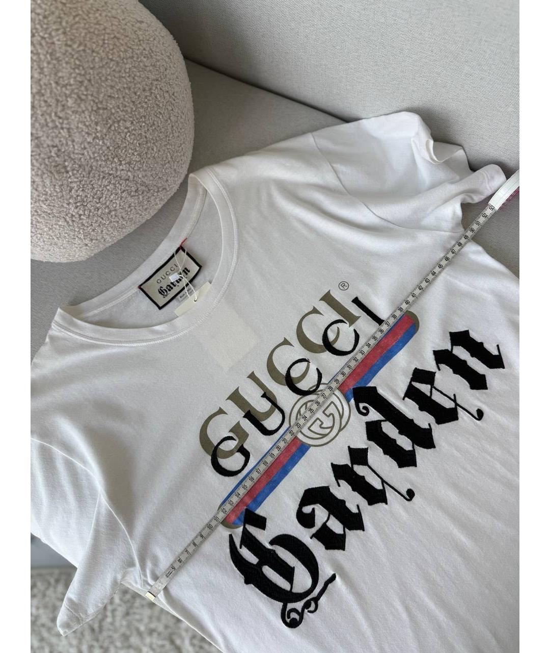 GUCCI Белая футболка, фото 5