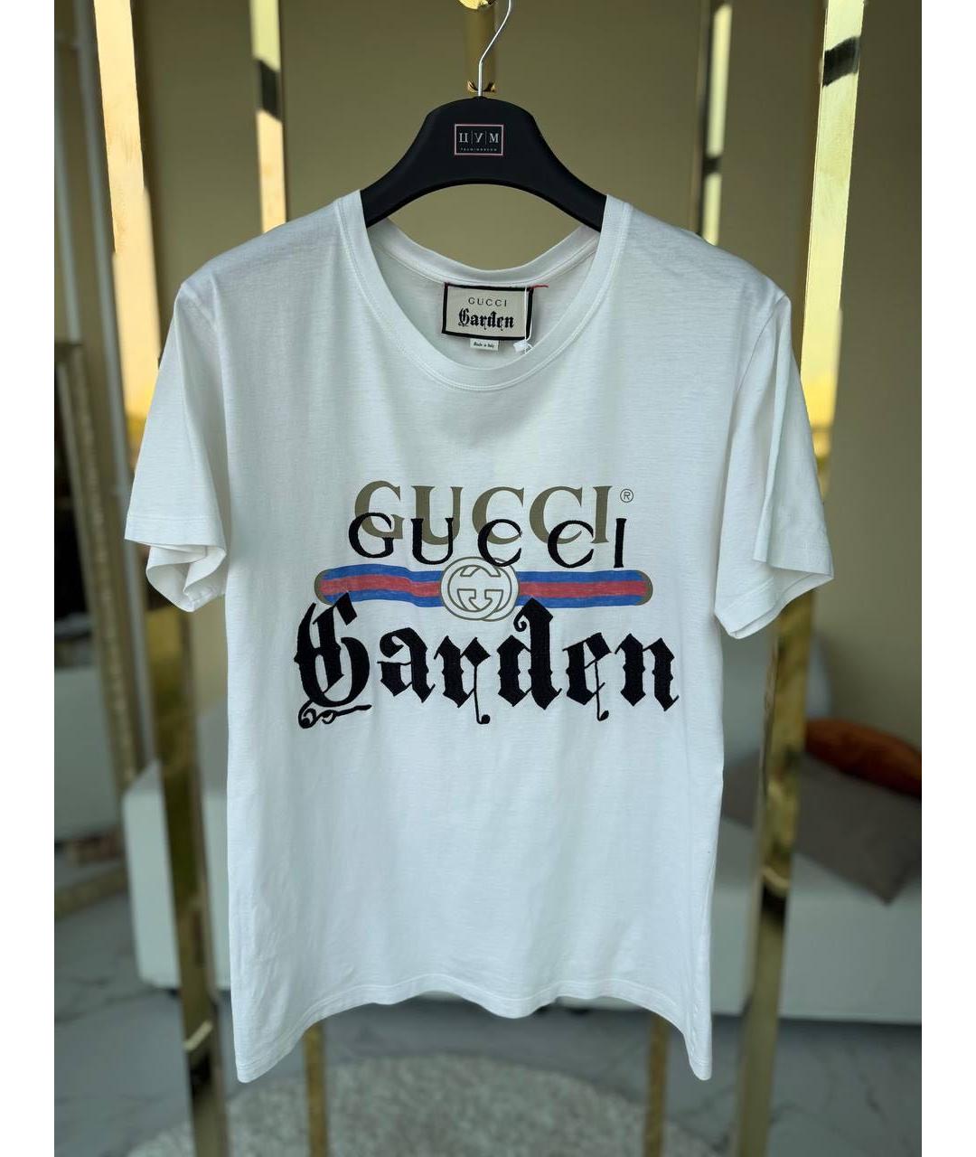 GUCCI Белая футболка, фото 7