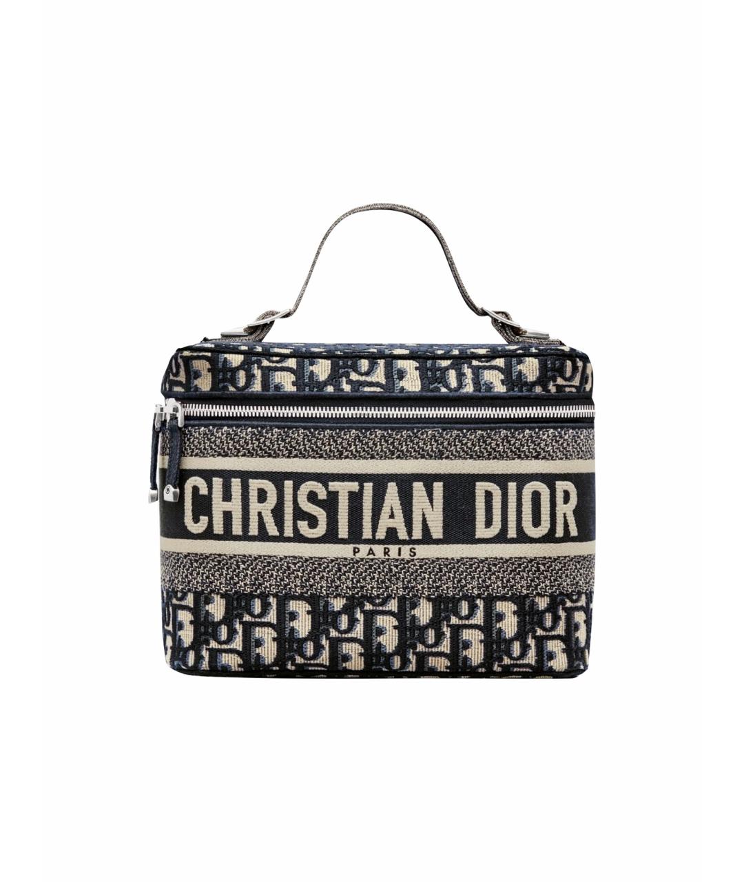 CHRISTIAN DIOR Синяя деним сумка через плечо, фото 1