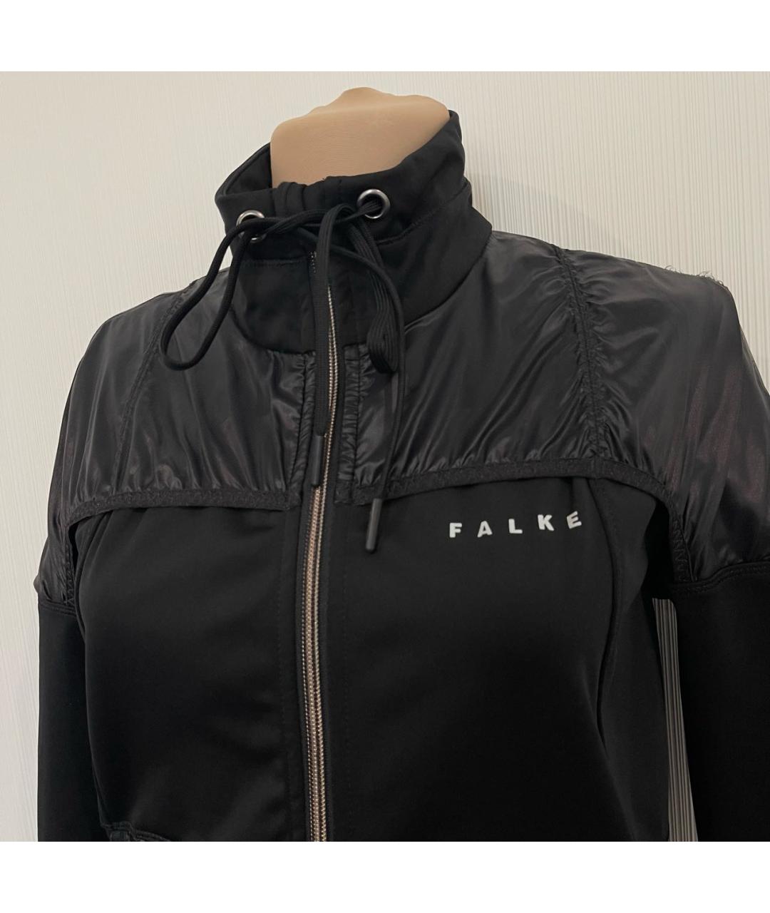 FALKE Черная полиэстеровая куртка, фото 3