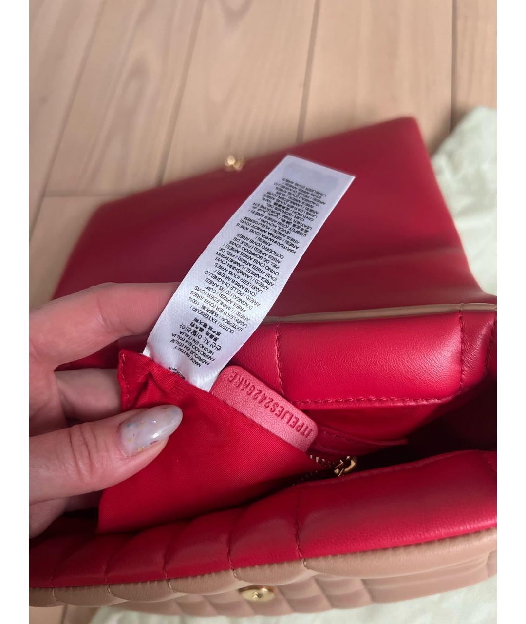BURBERRY Бежевая кожаная сумка через плечо, фото 5