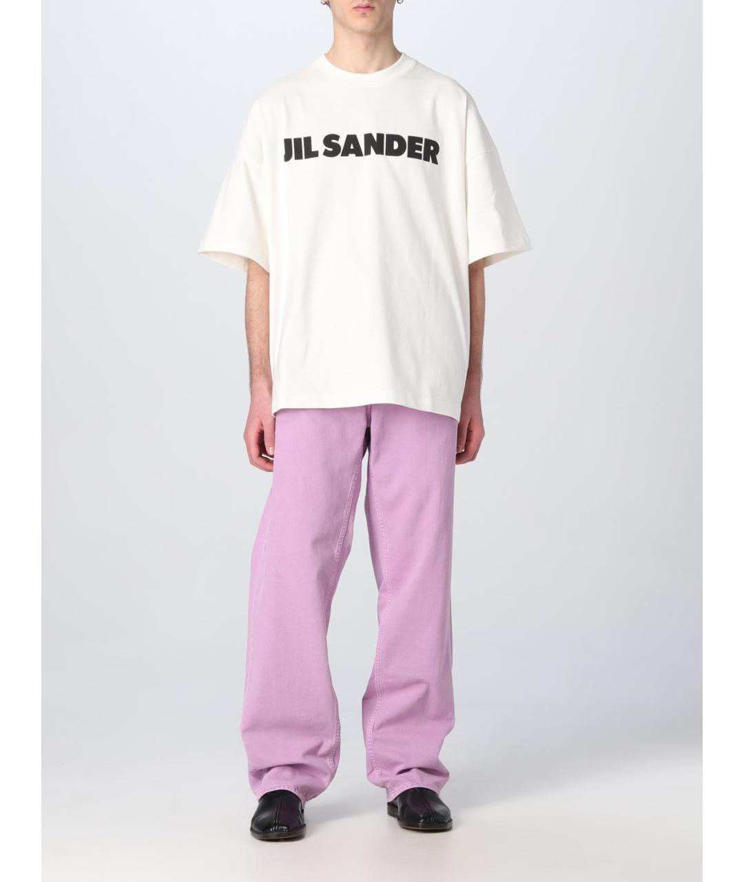 JIL SANDER Белая футболка, фото 3