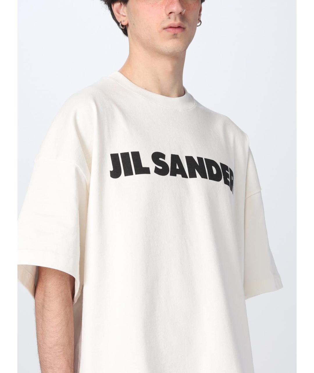 JIL SANDER Белая футболка, фото 6