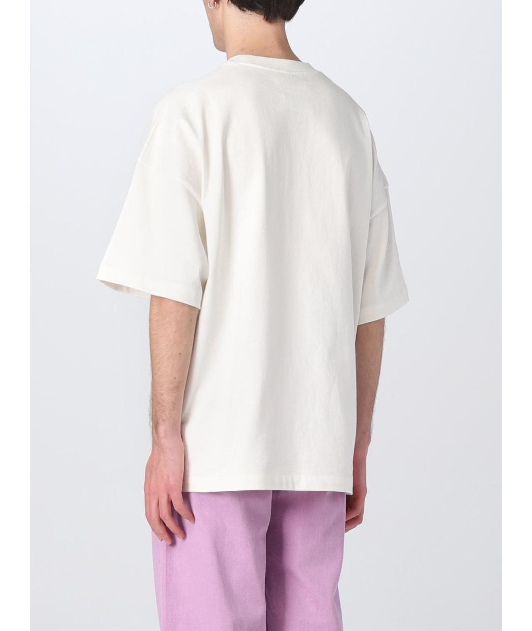 JIL SANDER Белая футболка, фото 4