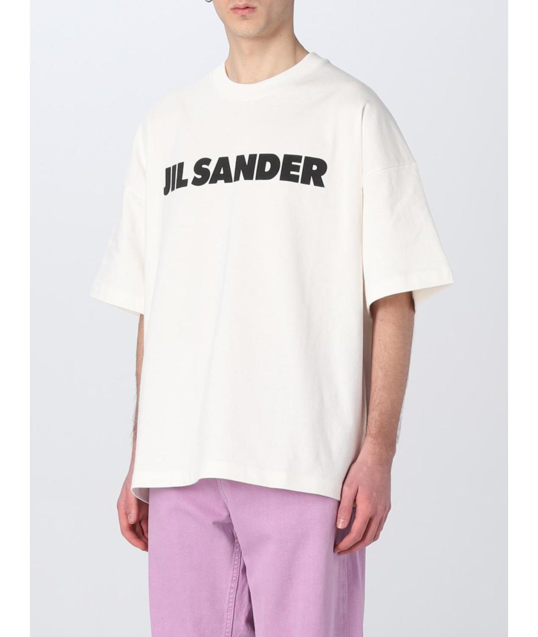 JIL SANDER Белая футболка, фото 5
