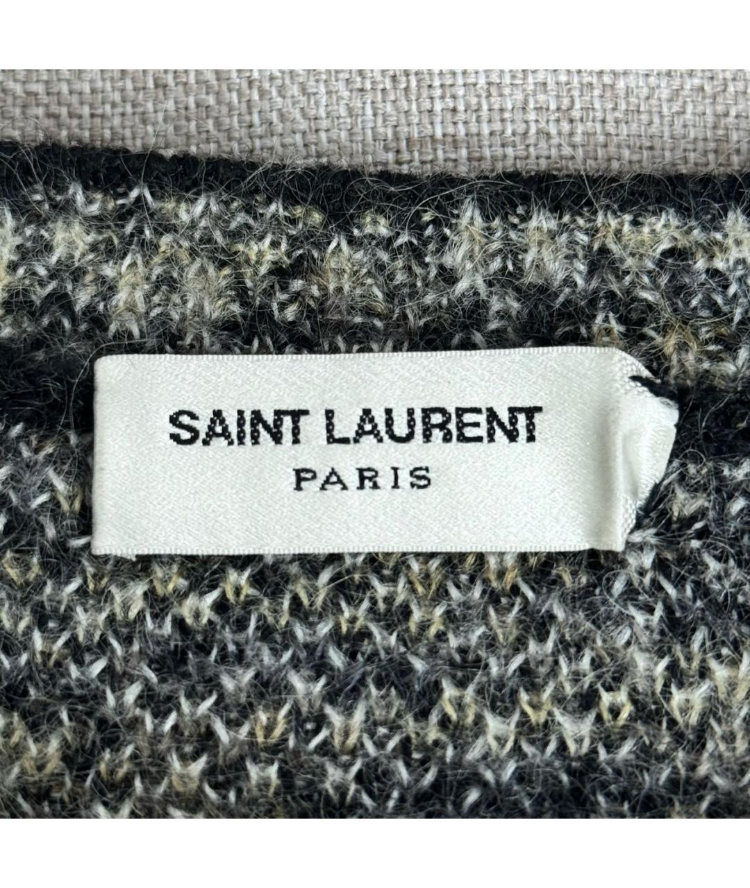 SAINT LAURENT Шерстяной джемпер / свитер, фото 5
