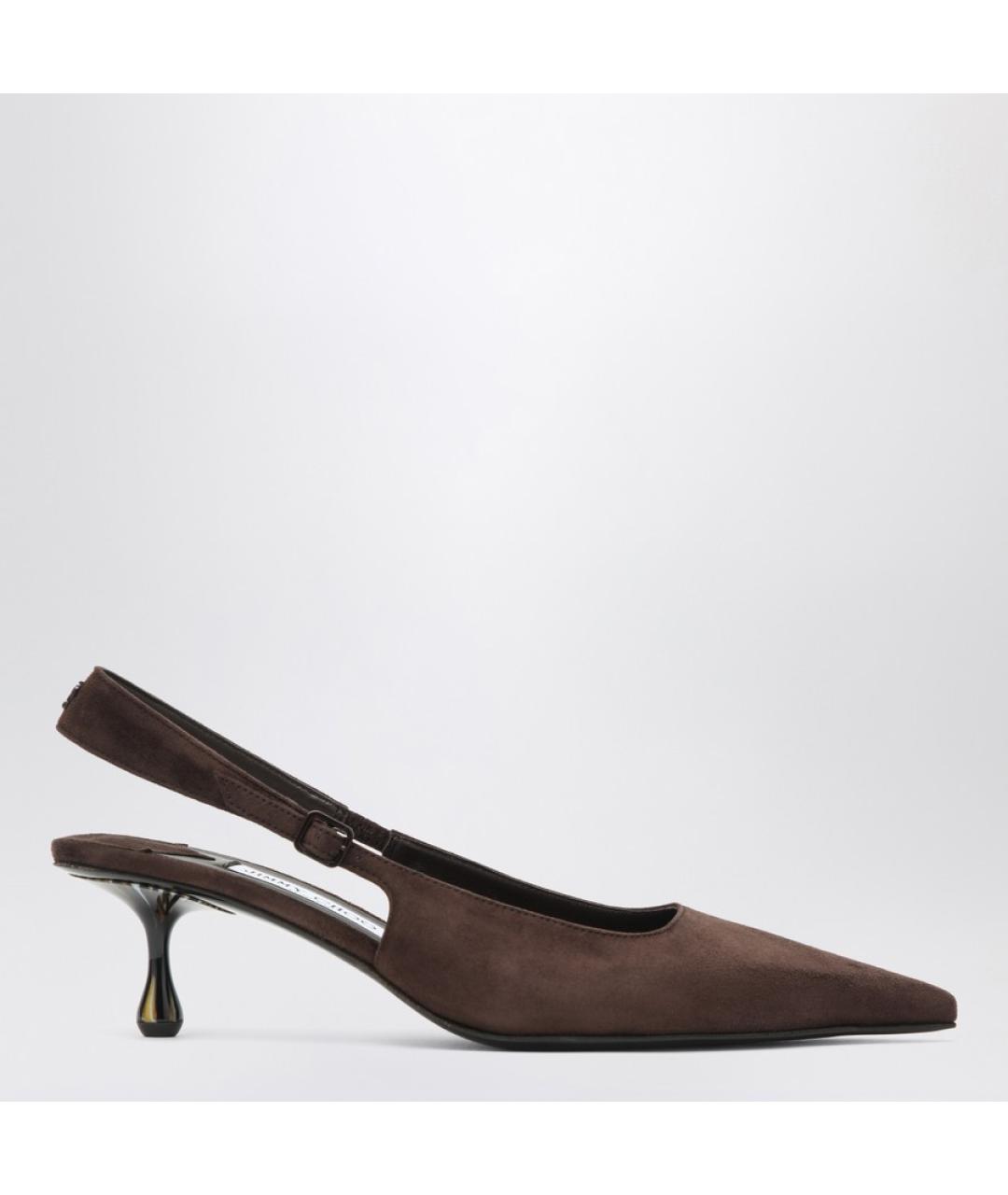 JIMMY CHOO Коричневые кожаные туфли, фото 4