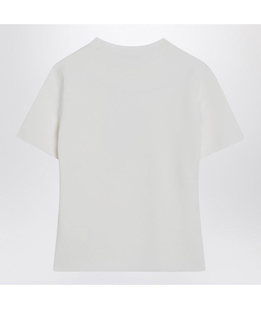MAX MARA Белая вискозная футболка, фото 2