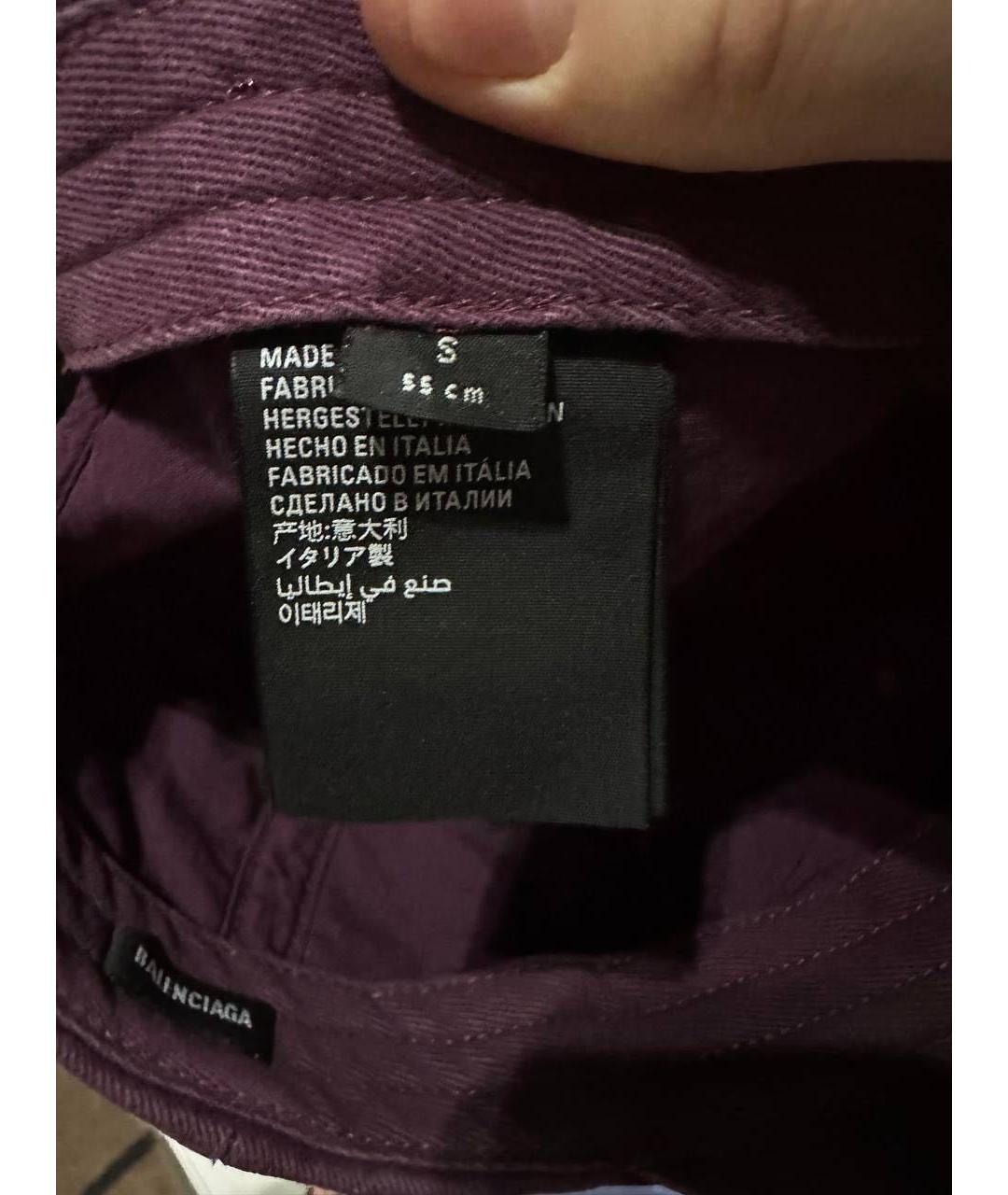BALENCIAGA Хлопковая кепка, фото 4