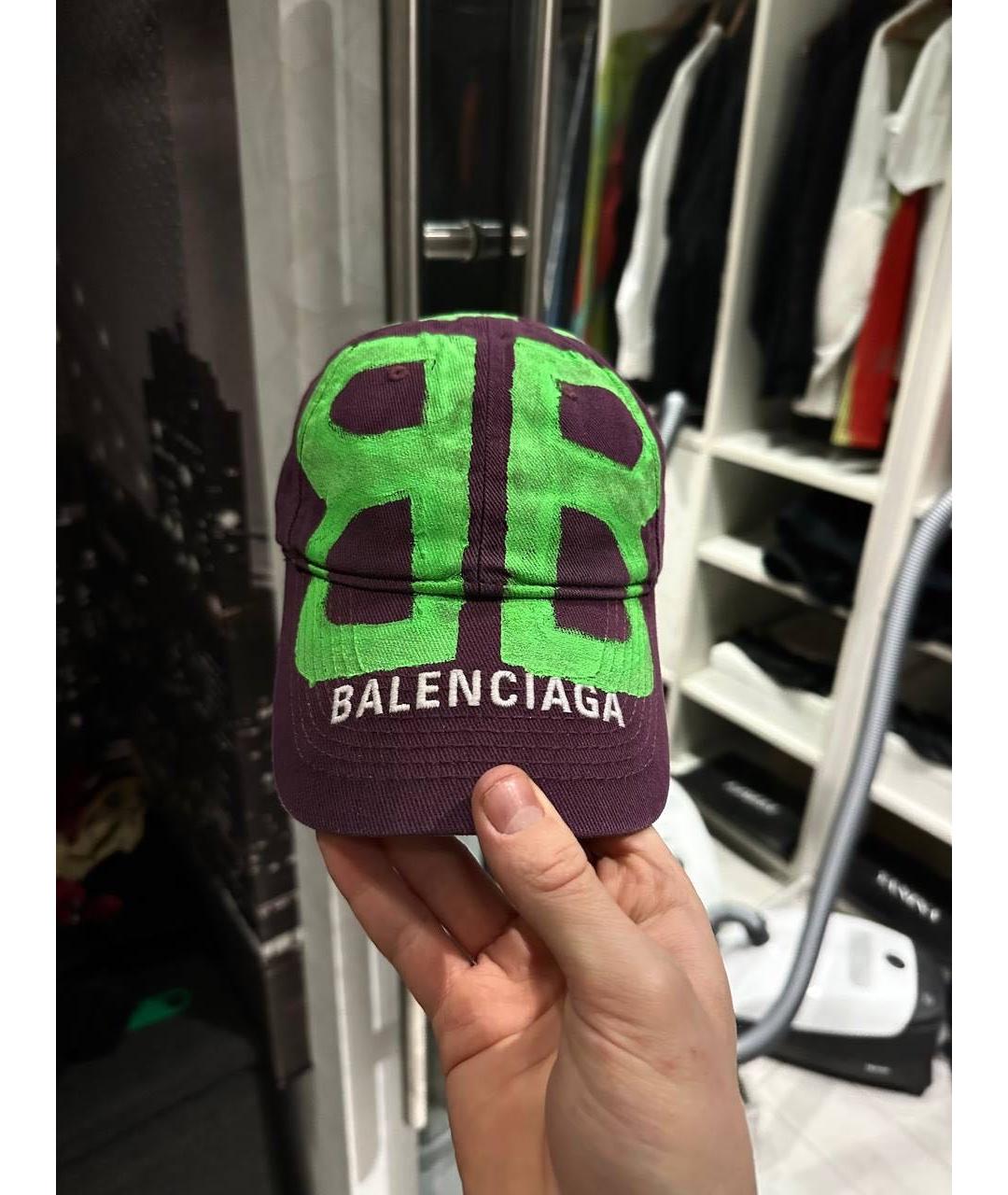 BALENCIAGA Хлопковая кепка, фото 6