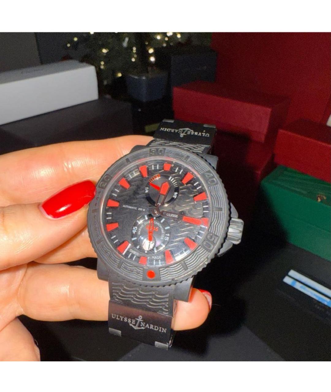 Ulysse Nardin Черные часы, фото 2