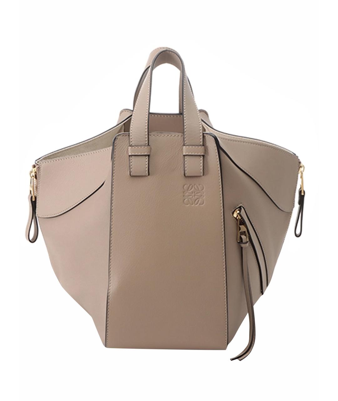 LOEWE Коричневая кожаная сумка тоут, фото 1