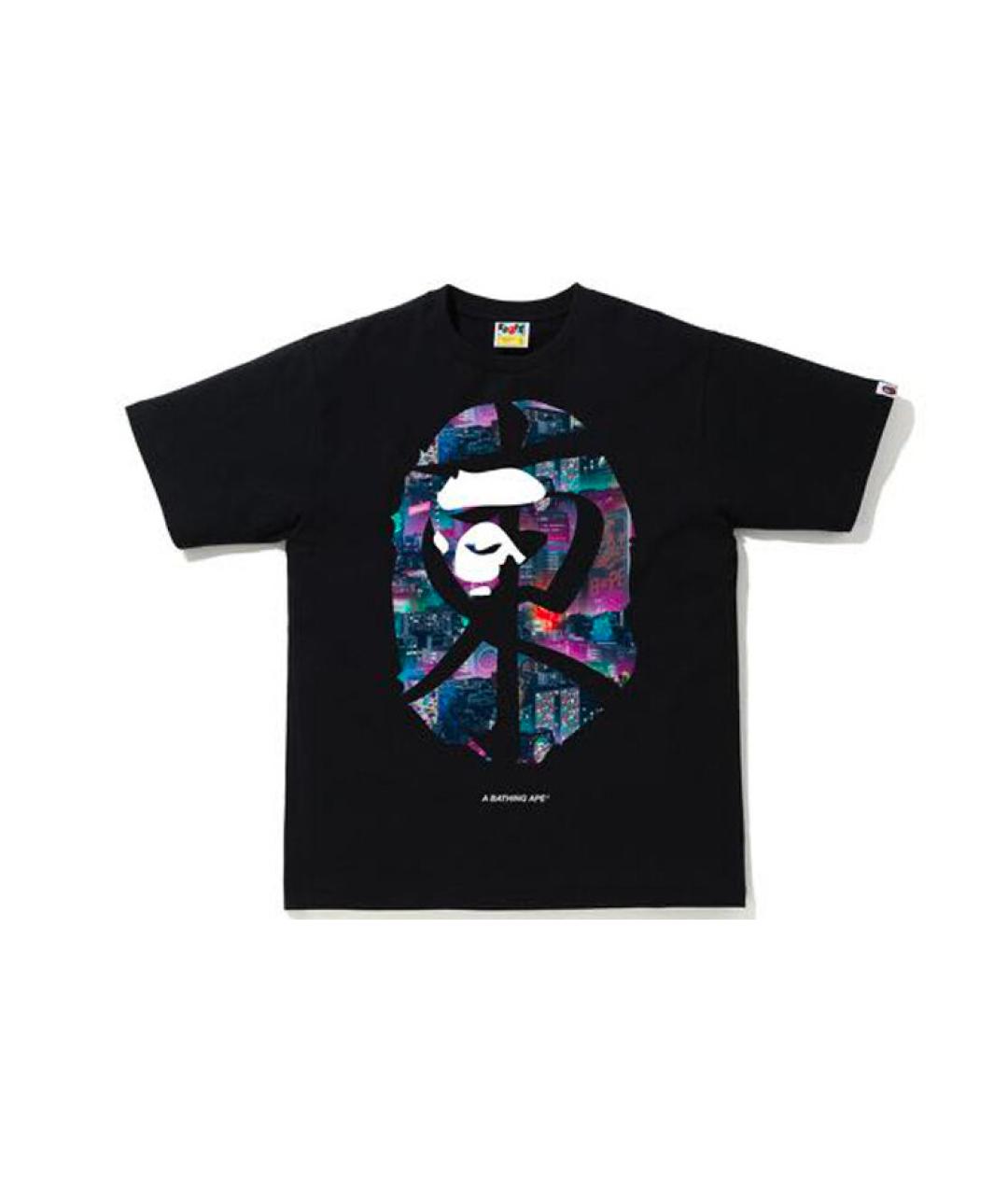 BAPE Черная хлопковая футболка, фото 1